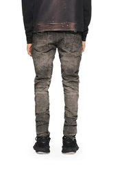 PURPLE BRAND P002 Grey Dirty Blowout Jeans at Gravity NYC